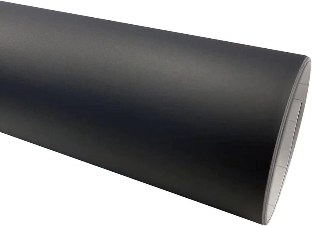 TARO WORKS Car Exterior Wrapping Film, Matte Black, Non-Gloss, Easy Installation, A4