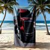 Kw Heavy Trucks Beach Towel Quickdry Soft Microfiber Comfortable Lightweight Suitable For Swimming Gym Camping Yoga Vacation