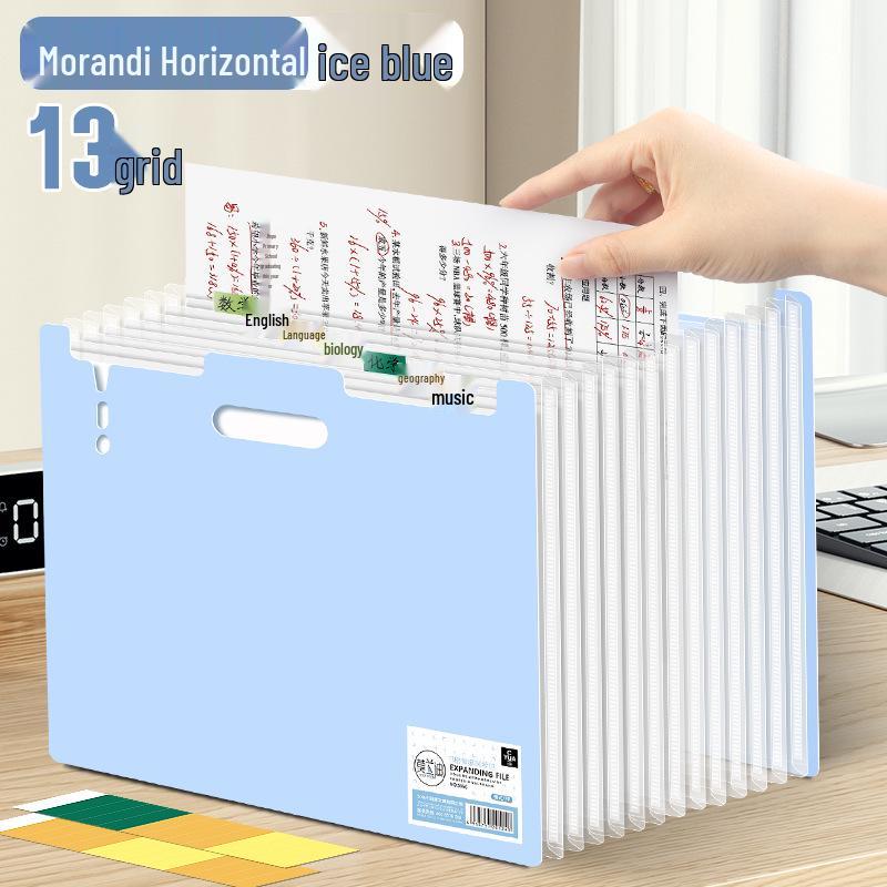 85056 Accordion Office Document & Student Exam Paper Storage Bag
