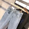 Women's High-Waist Slimming Loose Fit Dad Jeans - Korean Style, Plus Size, Cropped Casual Harem Pants