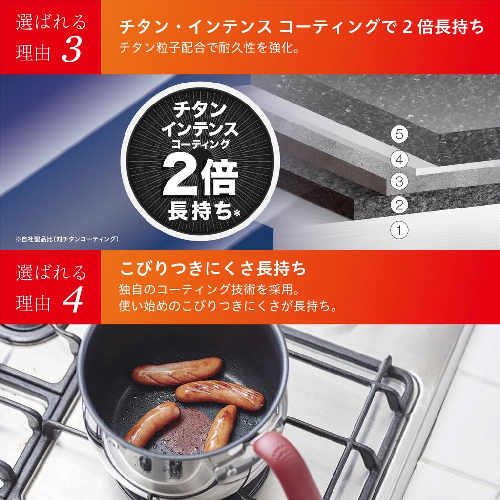 Tefal 16cm 2.6L Saucepan, IH and Gas Stove Compatible, PFOA and other harmful substances free, long-lasting non-stick, "OptiSpace IH Stainless Multi-P