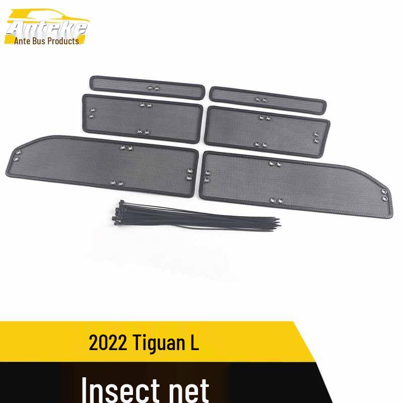 Tiguan L 2022 Insect Screen Sequins & Diamond Mesh Radiator Protection Decorative Sticker Accessories