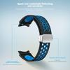 Magnetic Silicone Band for Samsung Galaxy Watch 6 Classic 43 47mm 4 42 46mm 5 Pro 45mm No Gaps Loop Strap for 4/5/6 40 44mm Belt