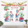 Kids Christmas Nutcracker Tapestry for Bedroom  Winter Snowflake Wall Tapestry for Boys Girls Christmas Tree Hanging Wall Art