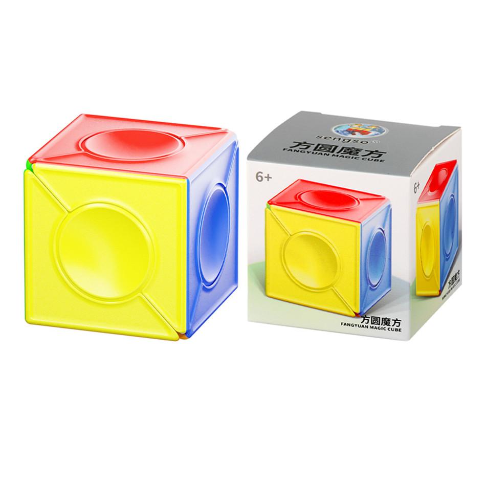 

ShengShou FangYuan Магический куб без наклеек 6 Шеститочечный скоростной магический куб Профессиональная головоломка Обучающие игрушки для детей Подарок