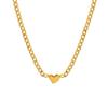 18K Gold-Plated Titanium Steel Clavicle Necklace - Trendy European & American Style Jewelry for Women