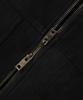 Trillion Corduroy Collar Suede Zip-Up Work Jacket [Black]