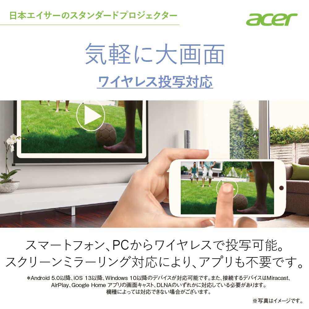 Acer Japan Official Standard Projector X1228i Wireless Projection XGA x ANSI Lumens Manual Focus (1024 768) 4,500 (Standard) HDMI1.4a Approx. 2.8kg
