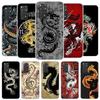 Asian Dragons Animal Tattoo Cover Phone Case For Xiaomi Redmi Note 15 14 13 12 11 10 Pro Plus 14S 12S 11S 11T 11E 10S Soft Funda