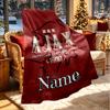 Custom Name Personalized Ajax Print Blanket, Home Decor, Bedroom, Sofa, Camping, Couch, Gifts for Birthday Christmas