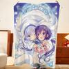 Anime I-Is t-the O-Order a-a R-Rabbit Throw Flannel Throw Blanket, Lightweight Cozy, Durable Washable cute Cool
