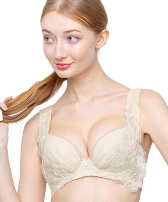 Bra Supports Smooths Reduces Wire Contact and Fits Up To G Large Size BE G70 [Amphi] Posture, Back, Slippage, Cup, Bra, BYJ397, Women's,