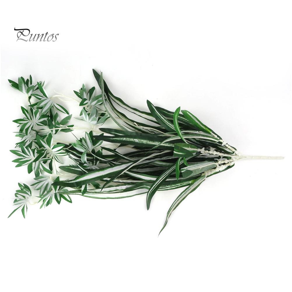 Kunstig Hjem Hotell Dekor Edderkopplanter 1 stk Chlorophytum Comosum Falskt Grønt