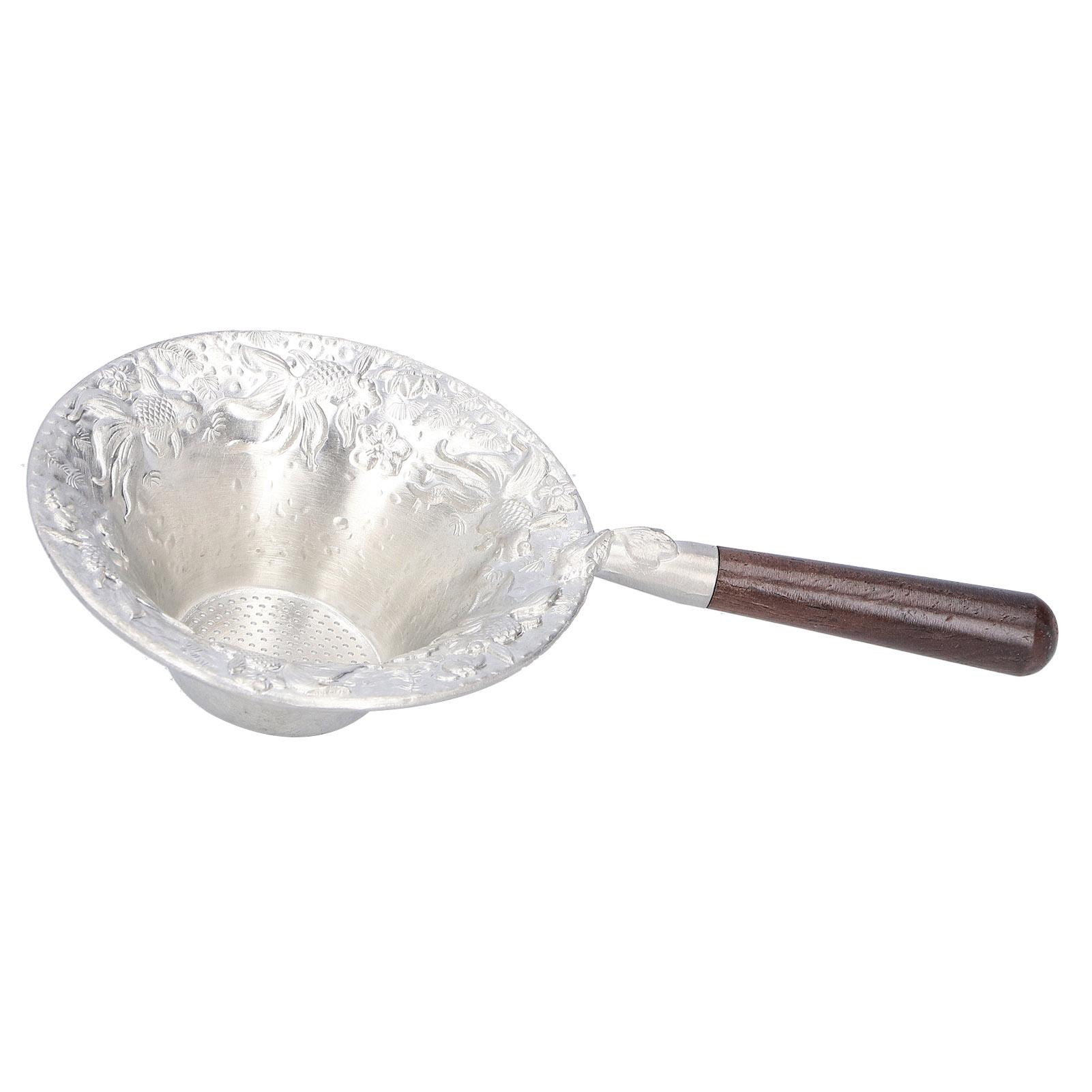 

Фильтр для заваривания чая в японском стиле, ручной работы, чайный набор, аксессуары(Ручка из красного дерева )