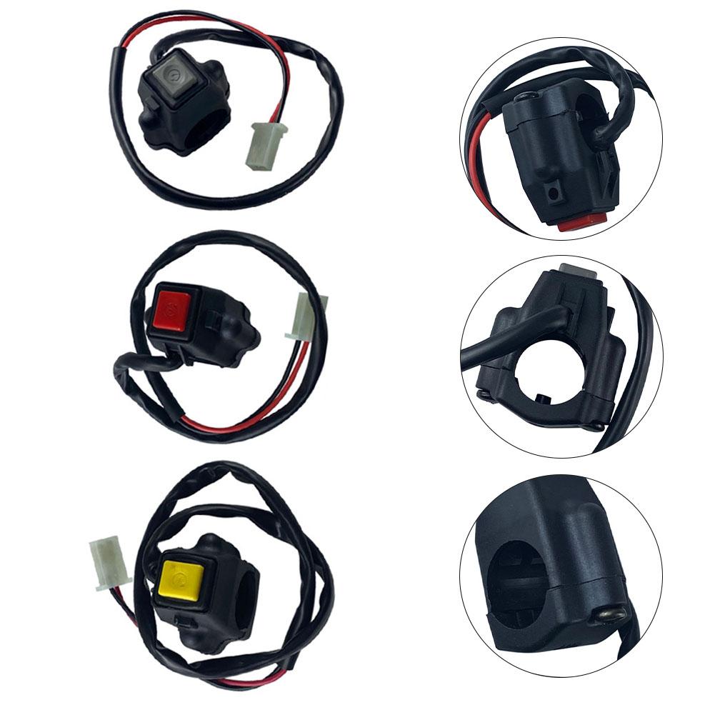 1pc Motorcycle Start For Horn Switch Button Motorcycle Handlebar Control Switch Motorcycle Engine Ignition Kill Switch Button