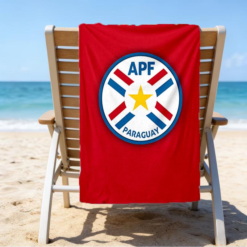 Paraguay's National Emblem Microfiber Beach Towel, Lightweight And Quick-Dry, for Summer Travel, Beach Essential, Swimming Pool Outdoor