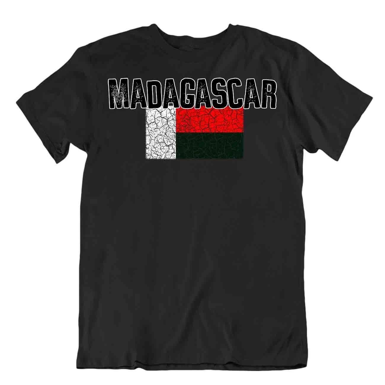 Flag T-Shirt Madagascar Fashion Country Souvenir Gift Tee Pride logo 3XL