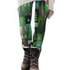 Women's Christmas Print Slim Fit Elastic Yoga Casual Pants