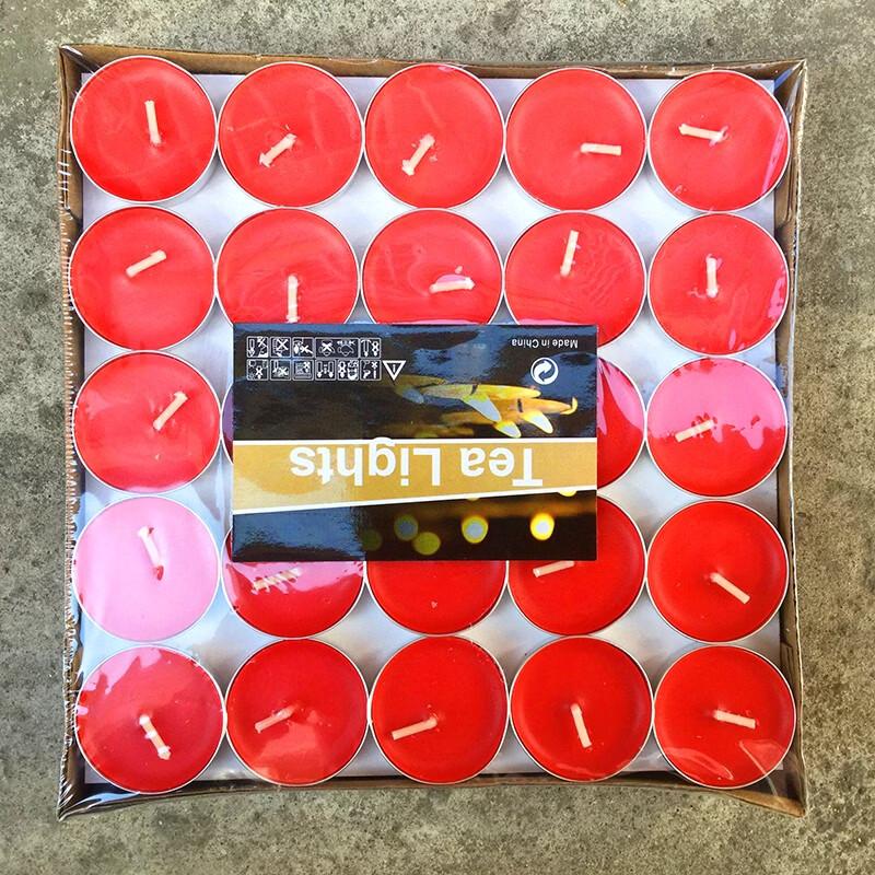 LIEI 100-Pack Smokeless Prayer Candles