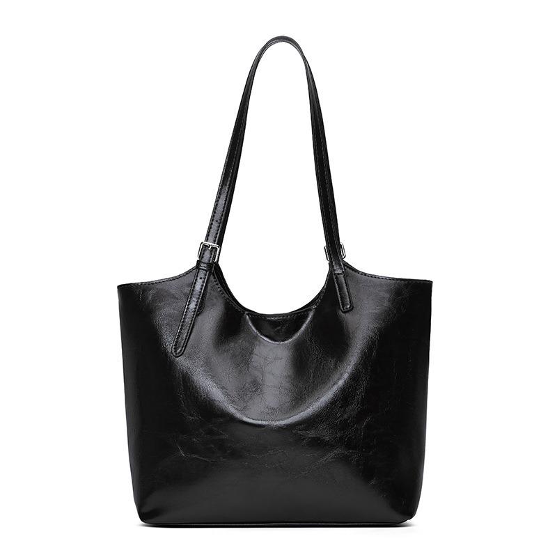 Retro Large-capacity Bag Women's Bag New Trendy Versatile Tote Bag Fashionable Shoulder Work Commuter Bag