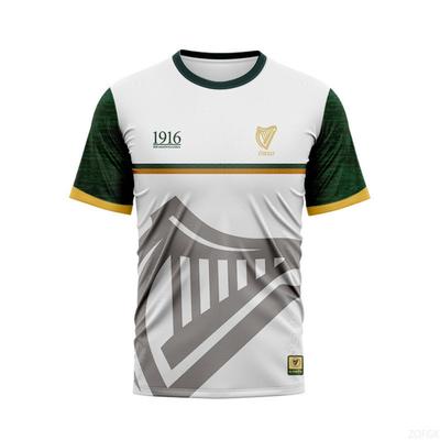Neues Modeables und Bequemes 1916 Jersey Sport Kurzarm Gedrucktes Modeables Lässiges Lockeres Rundhals T-Shirt