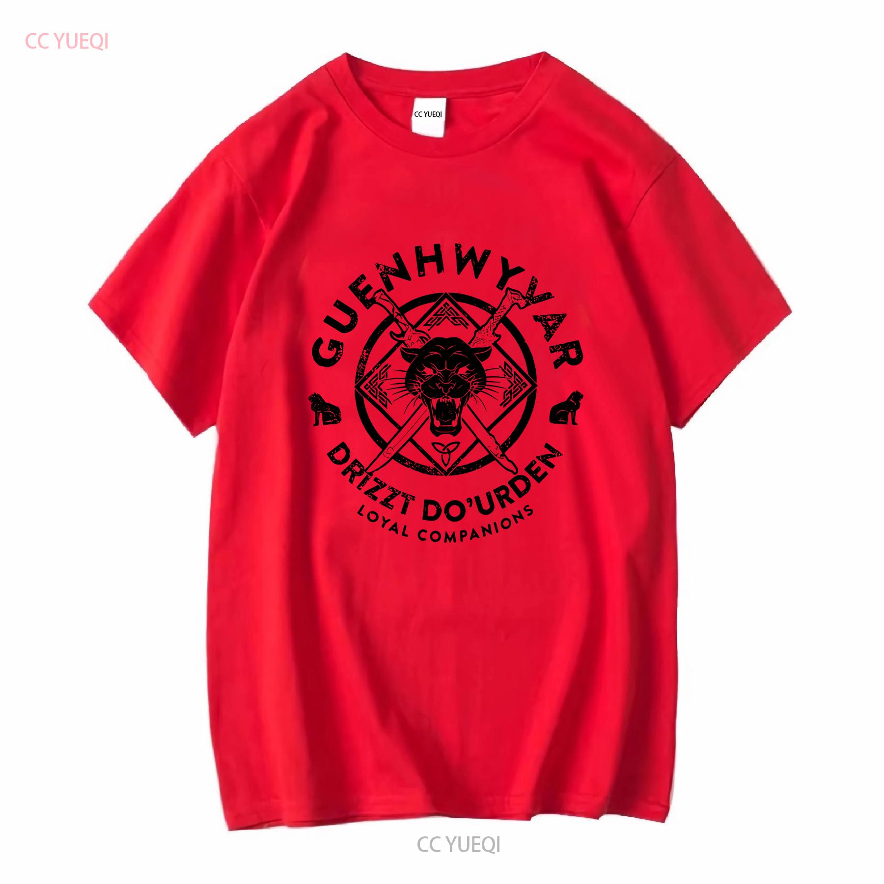 Guenhwyvar drizzt do urden shirt long or short sleeves vintage Washed streetwear homme graphic designer clothes Comfortable S
