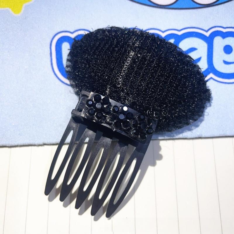 2pcs Invisible Hair Clip Sponge Pad Front Base Light Weight Design Bump Up Combs Styling Tool