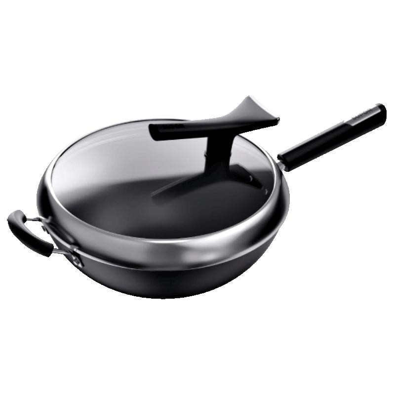 SUPOR Flat-Bottom Cast Iron Wok