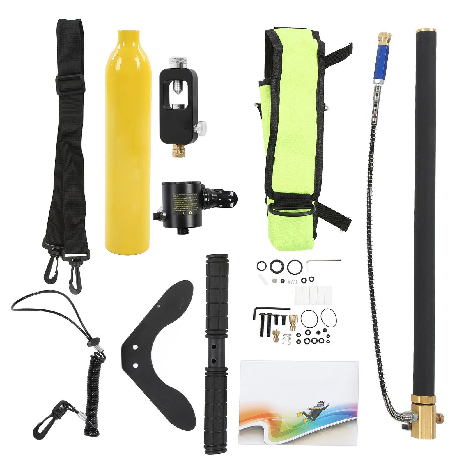 

Ребризер для подводного плавания, портативный 0,5 л, комплект мини-баллонов для подводного дыхания