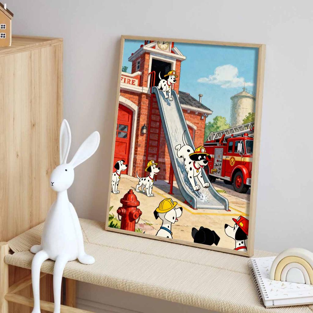 Disney Dalmatian fire pups diamond art painting kit 5D handmade diy diamond painting, home wall decoration