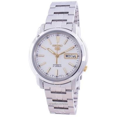 5 Automatisch Wit Wijzerplaat SNKL77 SNKL77K1 SNKL77K Herenhorloge