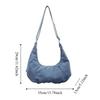 Versatile Denim Shoulder Bag Vintage Satchel Bags Fashion Hobo Sling Bag  Unisex