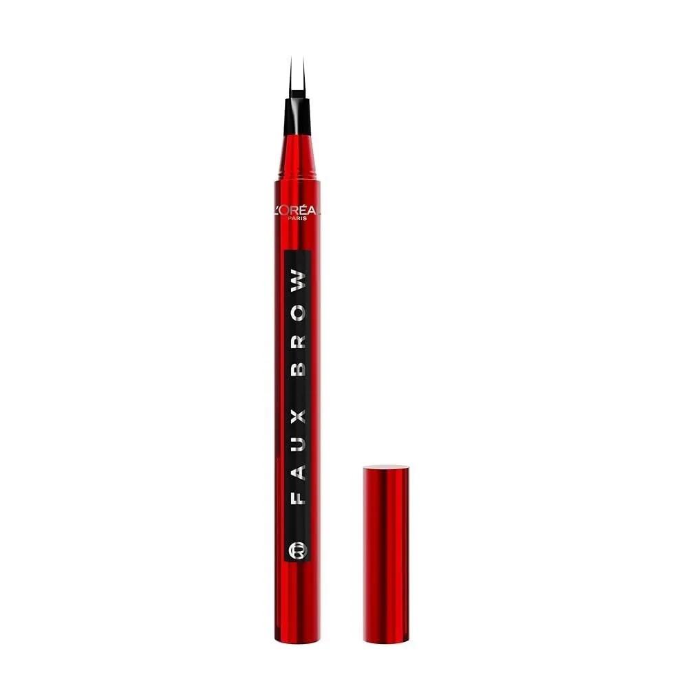 

L Oréal Hair-Like Double Brush Peeling Eyebrow Pen Soft Black