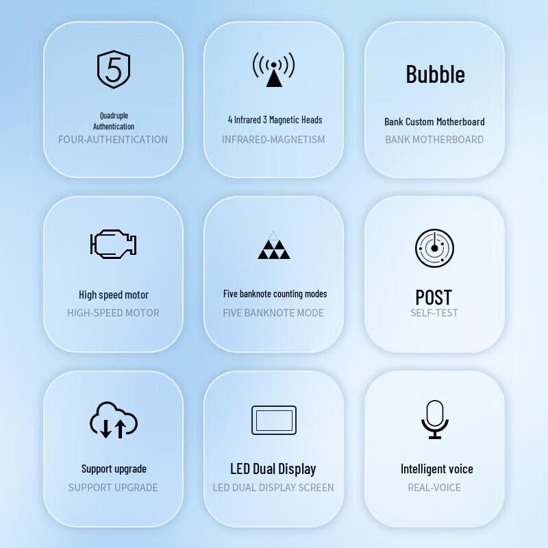 Comi 100C RMB Banknote Counter with Counterfeit Detection CN plug (adapter included)
