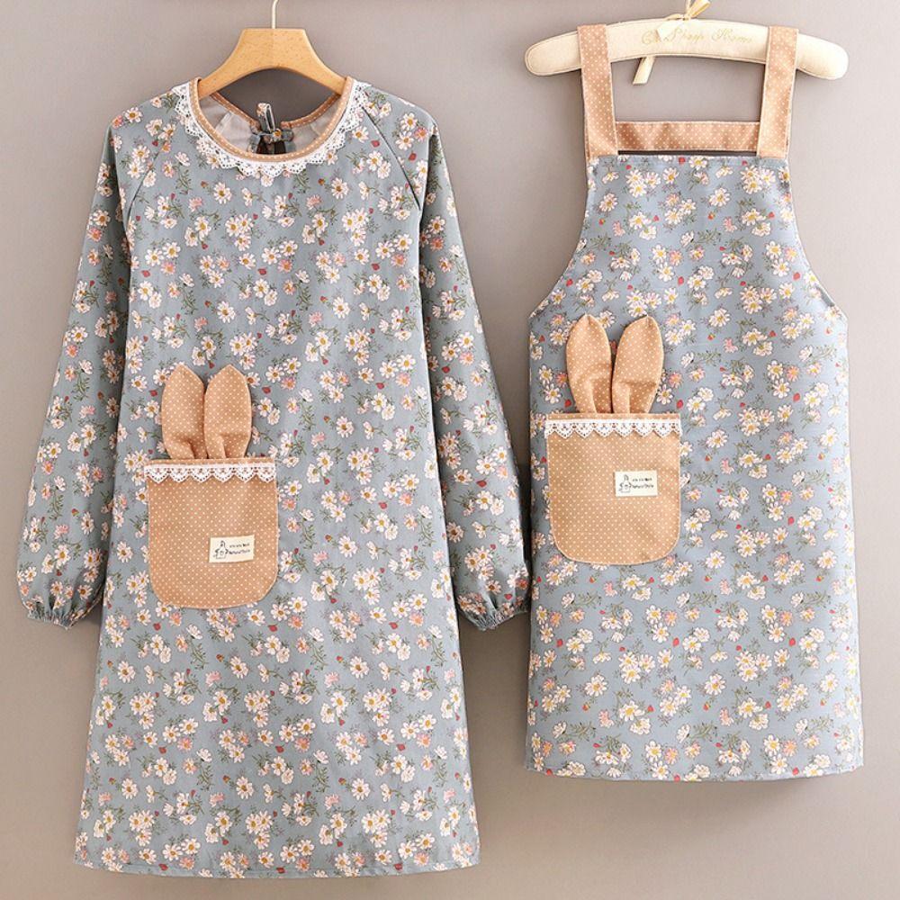 Breathable Kitchen Cooking Apron Protective Suspender Work Dress Cleaning Apron  Home Kitchen