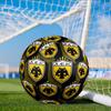 Aek Football Crest Size 5 Soccer Ball, Suitable for Training and Matches, High-Elasticity, Wear-Resistant Material Gift for Fan