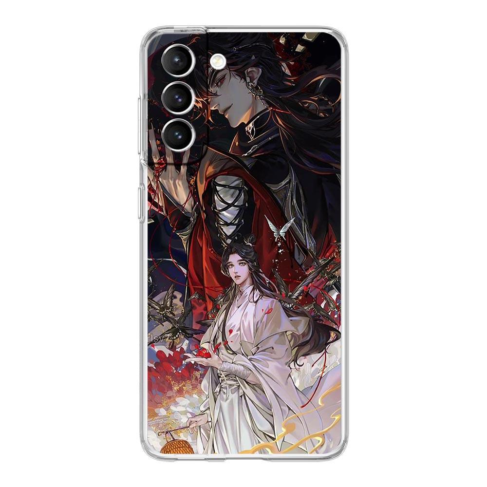 Himmelsamt Segen Chinesische Handyhülle Für Samsung Galaxy S23 Ultra S22 5G S20 S21 FE 5G S10E S9 S8 S10 Plus Klare Hülle