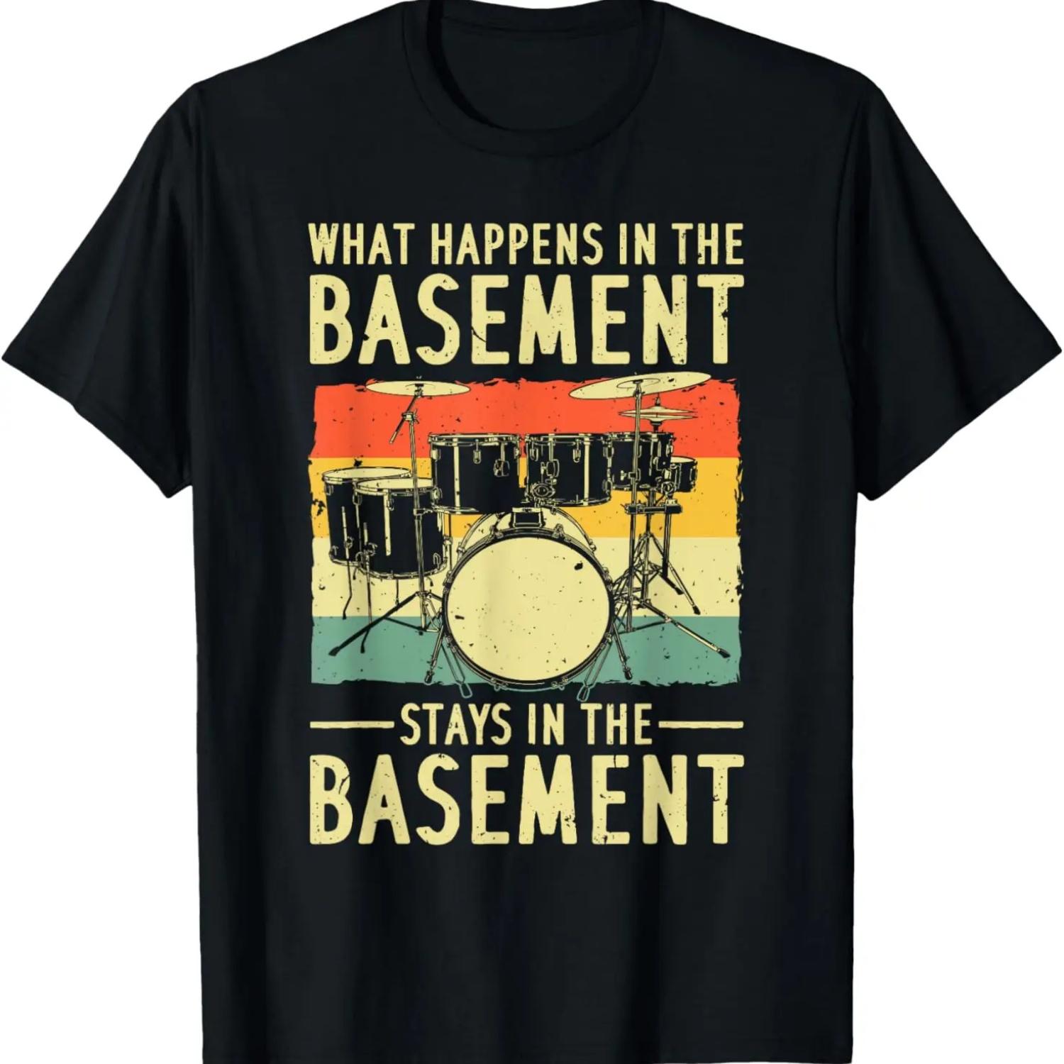 

Забавное искусство игры на барабанах для мужчин женщин барабанщиков барабанной линии барабанной установки футболка (2) XXXXXL чёрный