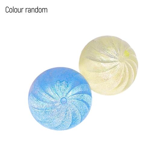 2/3/4Pcs Clear Glitter Steamed Bun Toy Stress Relief Small Dumpling Squeeze Sensory Fidget Toy Slow Rising Stress Ball Decompression Dough Ball