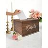 1Pc Rustic Wooden Wedding Card Box with Slot, Wedding Invitation Card Placement Box, Perfect for Reception, Gifts, and Money, Ideal for Baby Shower