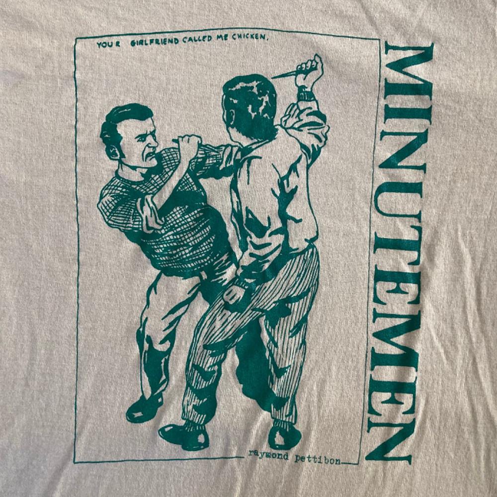 

VTG Minutemen band punk rock white T-shirt Short sleeve All sizes XA667 Unisex T-Shirt L