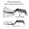 Motorcycle Brake Handle Clutch Lever CNC Aluminum Adjustable Handlebar Grips End For Yamaha XTZ125 XTZ 125 2014-2015