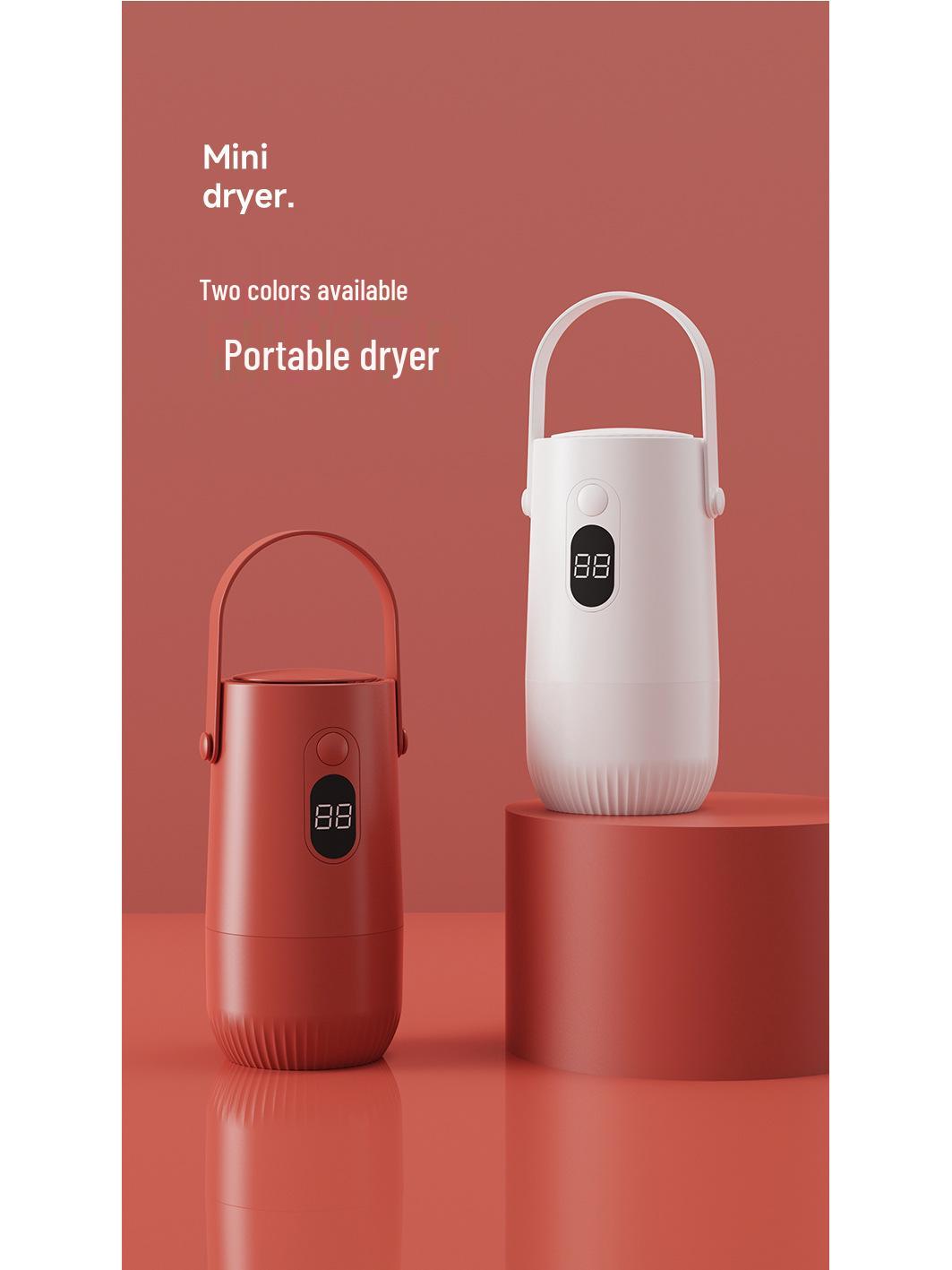 Compact Foldable Baby Clothes Dryer with Quick-Dry and Disinfection Features