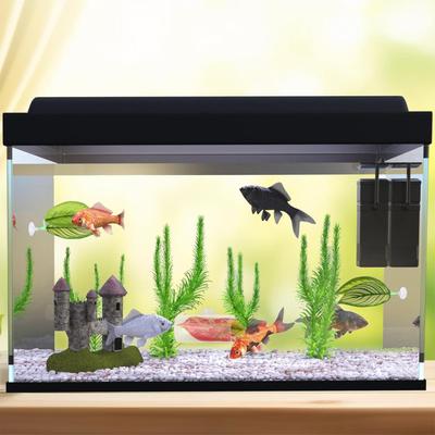 Betta-Fisch Hängematte 5 Stück Verstellbare Betta-Blatt-Hängematte Fischspielzeug-Set Aquarium-Dekoration für Ecke Schlafen Zucht Spielen