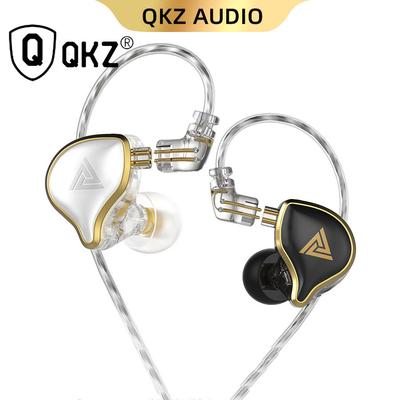 QKZ ZXD Flagship -grade Headset Headset Metal Cable with Wheat Headphones Mobile Phone Headset Running Sports Headset
