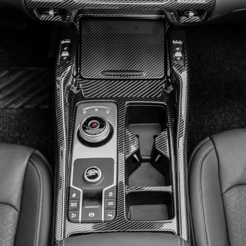 For KIA Sorento MQ4 -2025 Car Central Control Decor Gear Shift Panel Water Cup Frame Storage Box Cover LHD