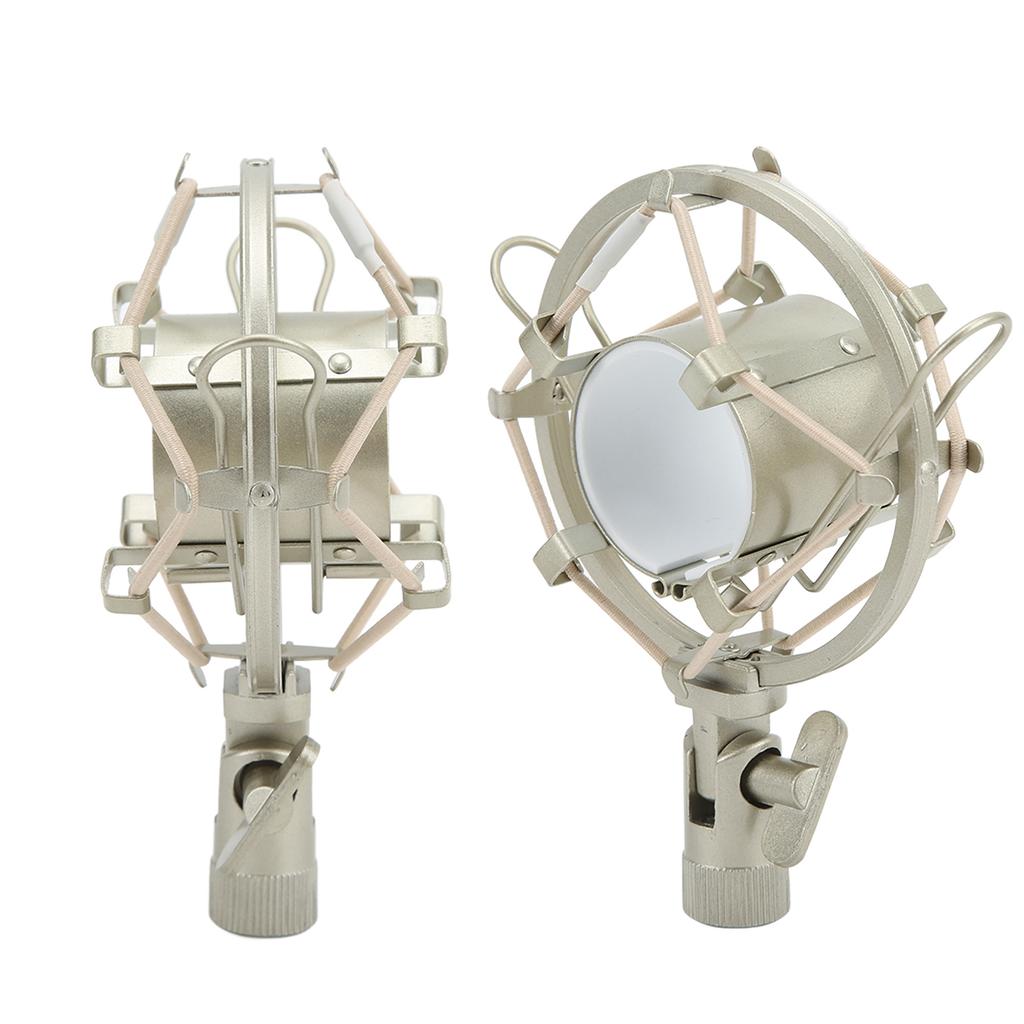 Microphone Shock Mount 47‑57mm Mic Anti Vibration Holder Adapter Clip for Live Streaming Recording