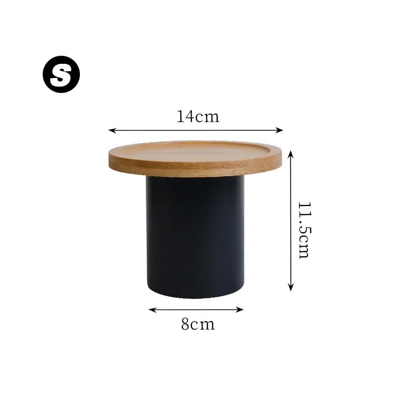 

1 шт. Сушеная деревянная тарелка для фруктов, поднос для орехов, коробки для десертов и конфет, подставка для еды, бамбуковая коробка для хранения с крышкой, домашний декор