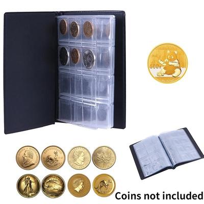 120 Pockets 10 Pages Money Book Coin Storage Album for Coins Holder Collection Books High Quality Royal Coin Collection Book