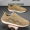 Autumn men's sports shoes breathable and comfortable casual shoes soft sole soft surface trendy youth running shoes men's board shoes